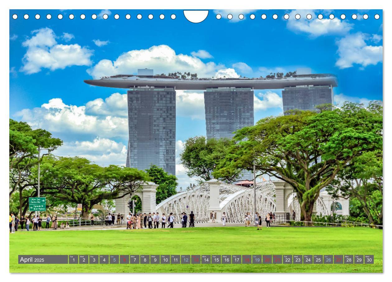 Bild: 9781325941469 | Singapore - Discover Central Area (Wall Calendar 2025 DIN A4...