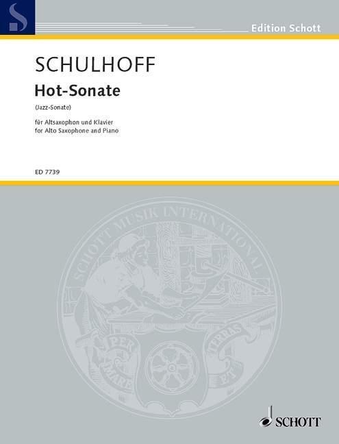 Cover: 9783795797256 | Hot-Sonate | Erwin Schulhoff | Broschüre | 30 S. | Deutsch | 1990