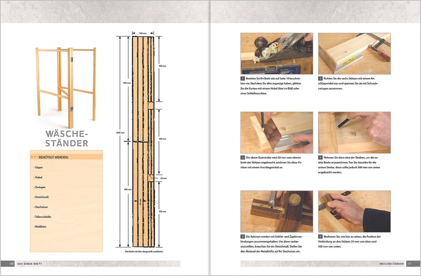 Bild: 9783784355238 | Aus einem Brett | Einfache Holzprojekte | Andy Standing | Taschenbuch