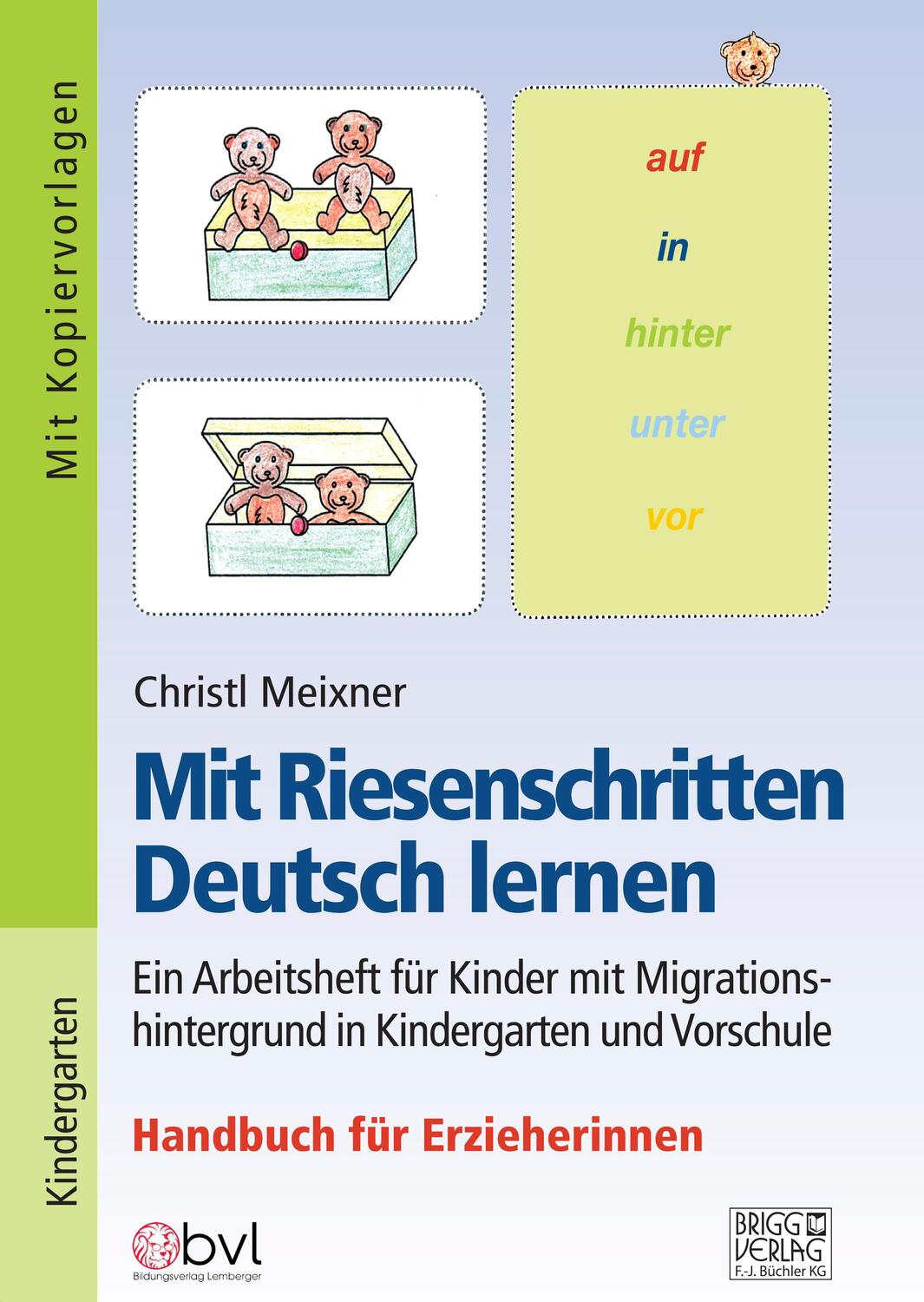 Cover: 9783956603136 | Mit Riesenschritten Deutsch lernen - Handbuch | Christl Meixner | Buch