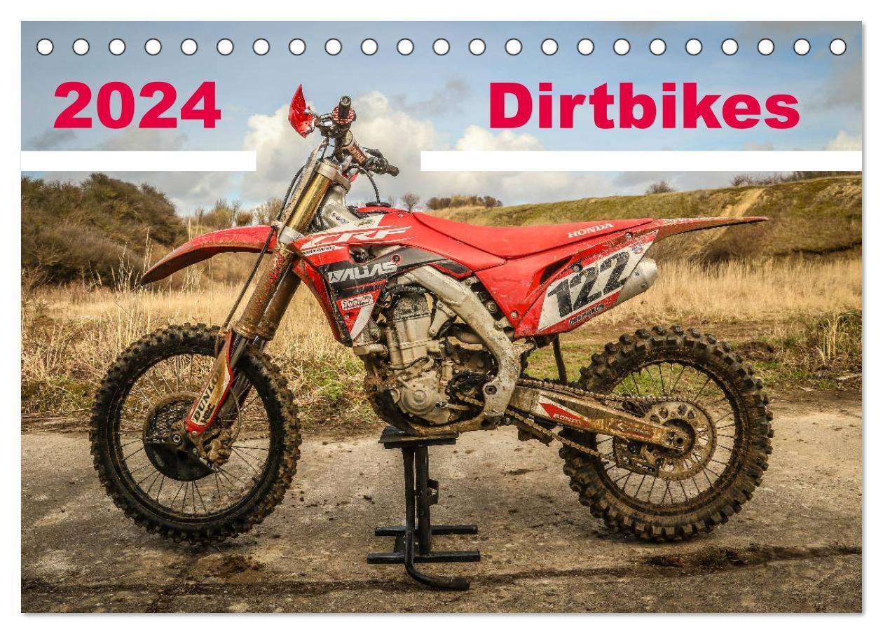 Cover: 9783675856424 | Dirtbikes 2024 (Tischkalender 2024 DIN A5 quer), CALVENDO...