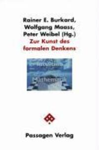 Cover: 9783851653588 | Zur Kunst des formalen Denkens | Passagen Kunst | Taschenbuch | 248 S.