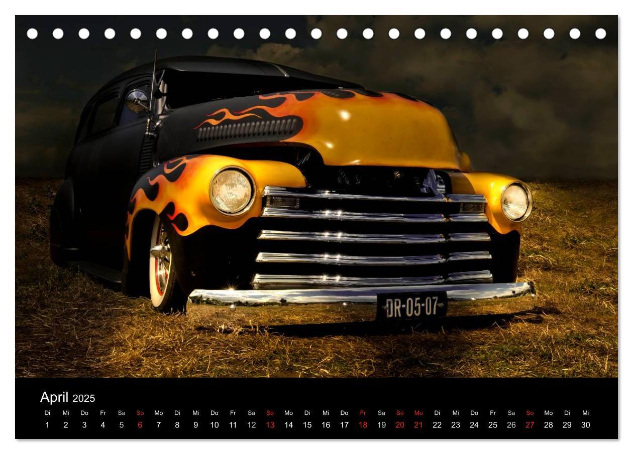 Bild: 9783435770182 | Außergewöhnliche Autos - Hot Rods (Tischkalender 2025 DIN A5 quer),...