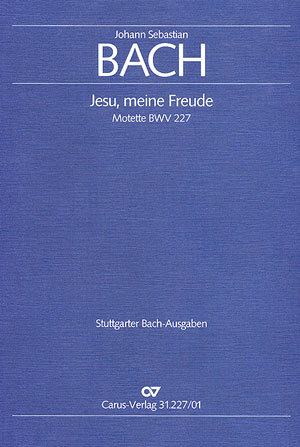 Cover: 9790007050917 | Jesu, meine Freude BWV 227 | Johann Sebastian Bach | Partitur | 2002