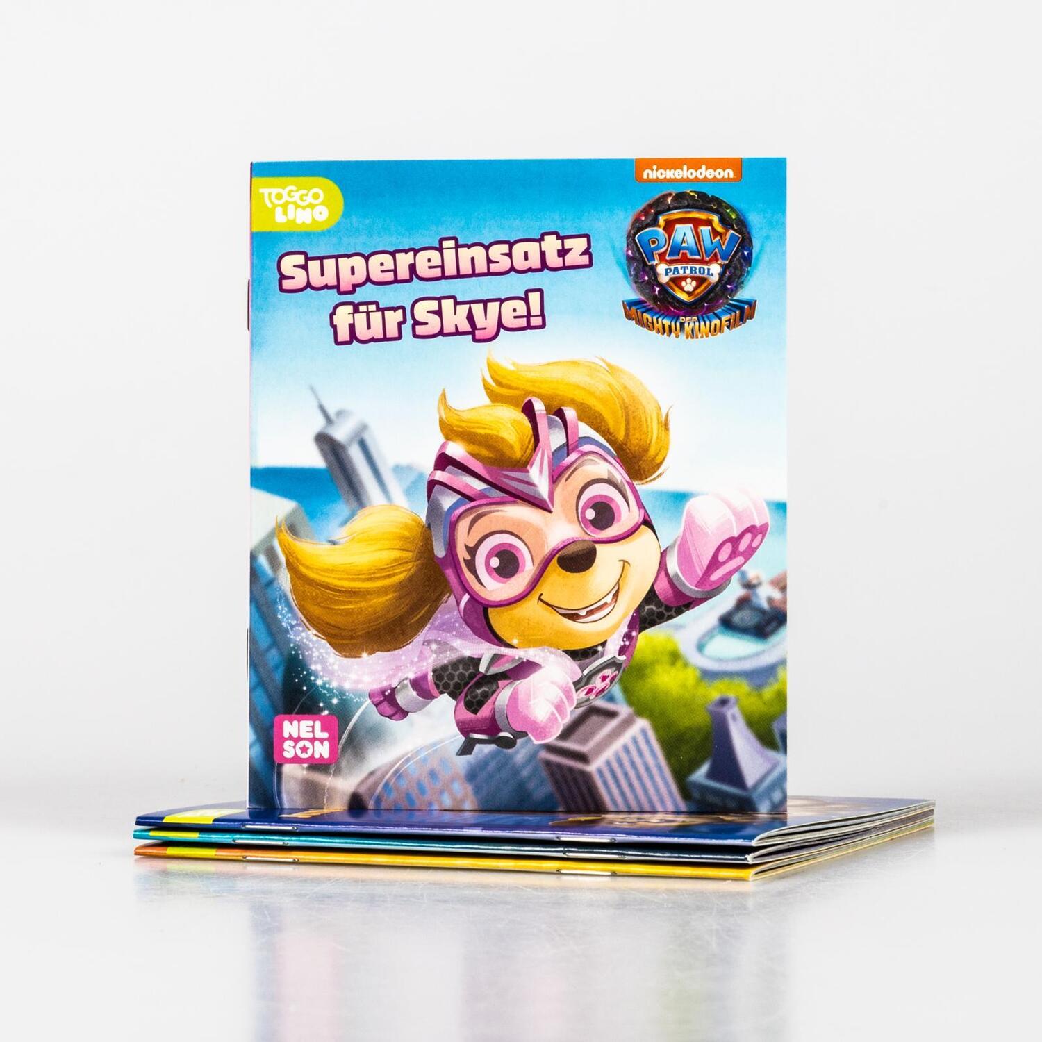 Bild: 9783845123387 | Nelson Mini-Bücher: 4er PAW Patrol - Mighty Movie 1-4 | Box | 20 S.