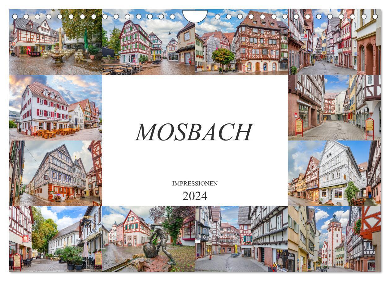 Cover: 9783675840416 | Mosbach Impressionen (Wandkalender 2024 DIN A4 quer), CALVENDO...