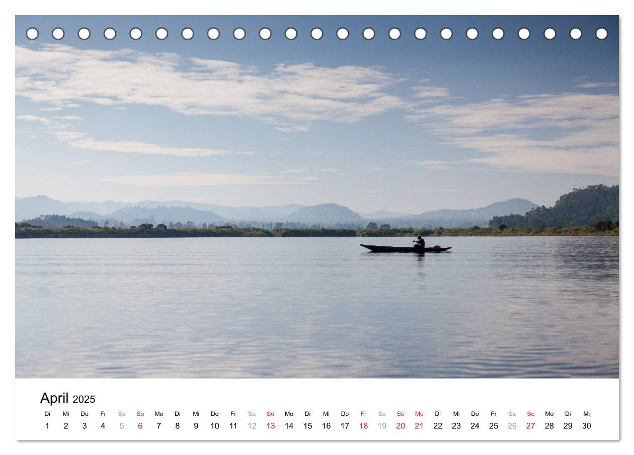 Bild: 9783435602155 | Uganda - die Perle Afrikas (Tischkalender 2025 DIN A5 quer),...