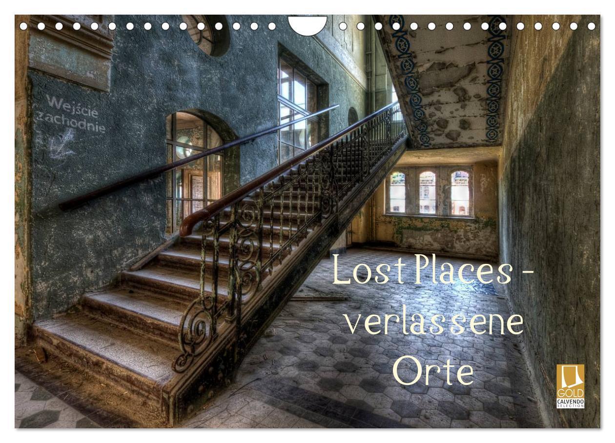 Cover: 9783435665037 | Lost Places - Verlassene Orte (Wandkalender 2025 DIN A4 quer),...