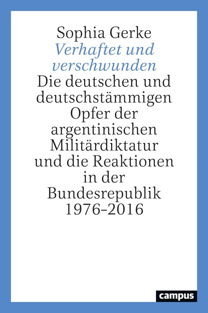 Cover: 9783593513331 | Verhaftet und verschwunden | Sophia Gerke | Taschenbuch | Deutsch