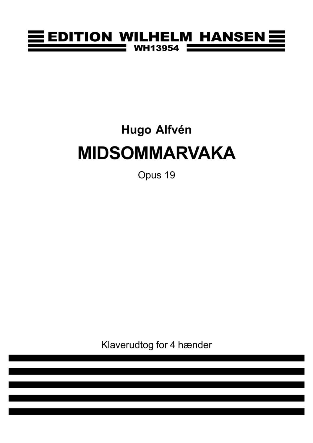 Cover: 9788759858981 | Midsommarvaka Svnsk Rhp | Hugo Alfvén | Buch | Edition Wilhelm Hansen