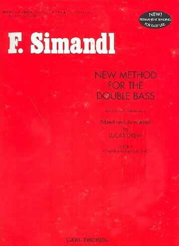 Cover: 9780825801525 | New Method For Double Bass 1 | FRANZ SIMANDL | Buch | 1998