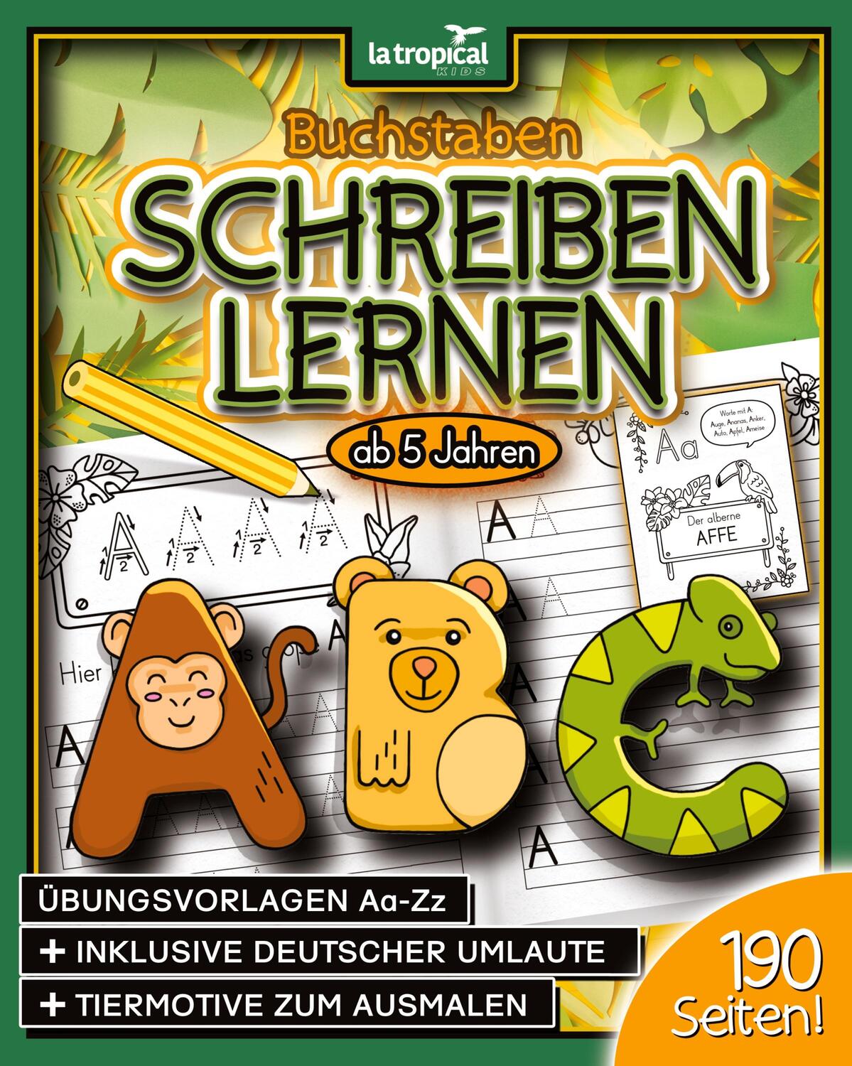 Cover: 9783969080450 | Buchstaben schreiben lernen ab 5 Jahren | David Ludwig | Taschenbuch