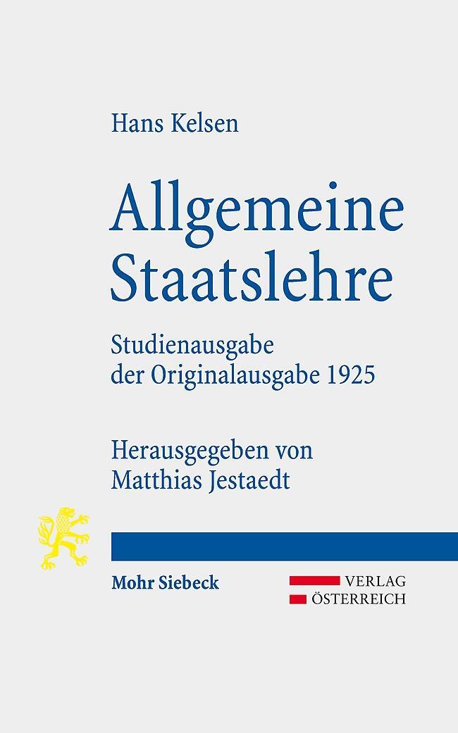 Cover: 9783161563959 | Allgemeine Staatslehre | Studienausgabe der Originalausgabe 1925
