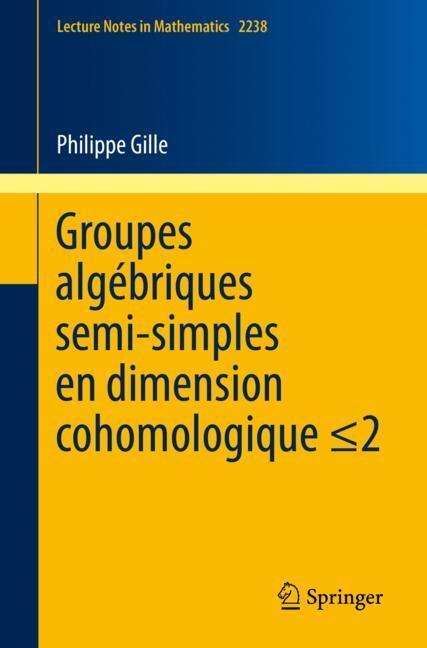 Cover: 9783030172718 | Groupes algébriques semi-simples en dimension cohomologique ¿2 | Gille