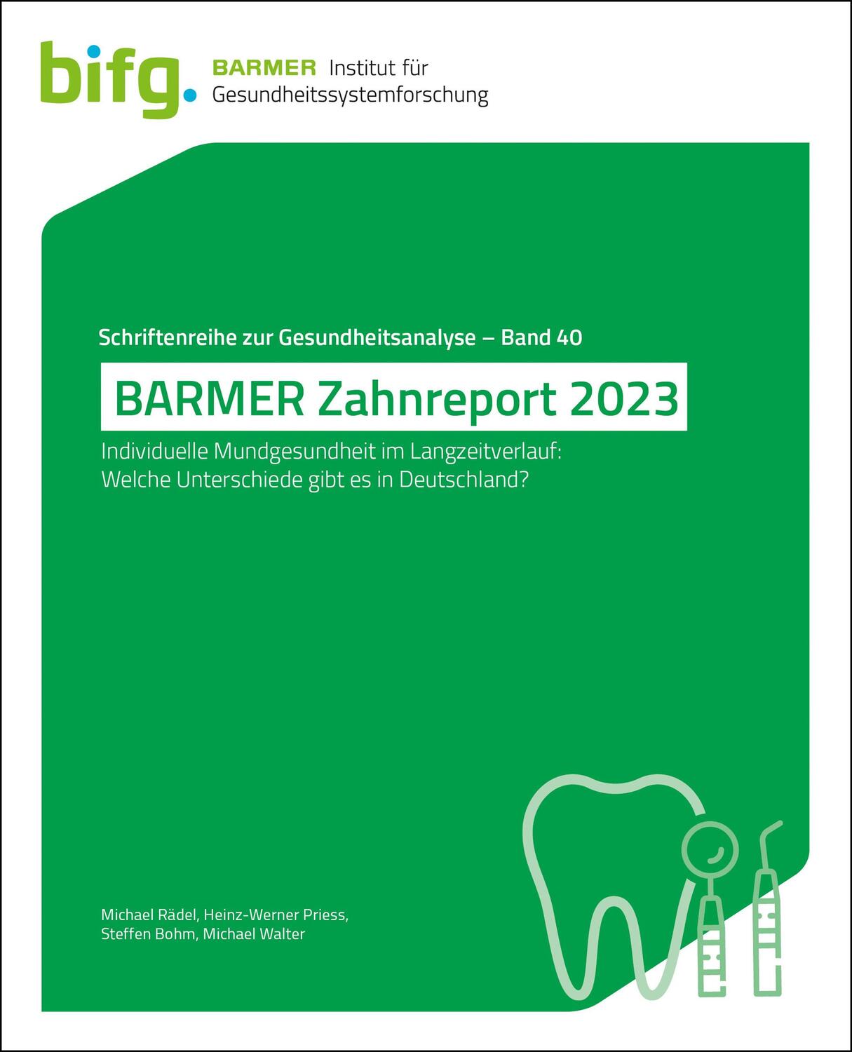 Cover: 9783946199847 | BARMER Zahnreport 2023 | Michael Rädel (u. a.) | Taschenbuch | Deutsch