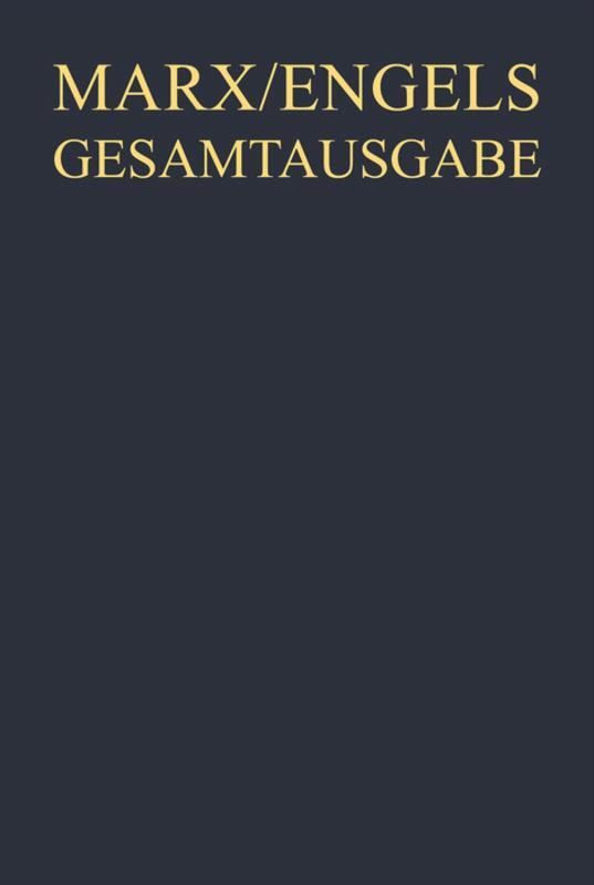 Cover: 9783050034829 | Friedrich Engels: Werke, Artikel, Entwürfe, Oktober 1886 bis...