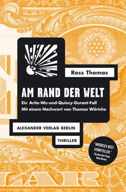 Cover: 9783895811906 | Am Rand der Welt | Ein Artie-Wu-und-Quincy -Durant-Fall | Ross Thomas