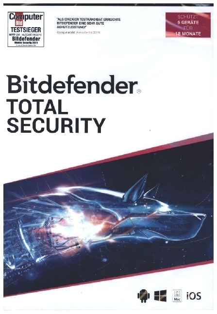 Cover: 9783828747647 | Bitdefender Total Security 2021 5 Geräte / 18 Monate, Code in a Box