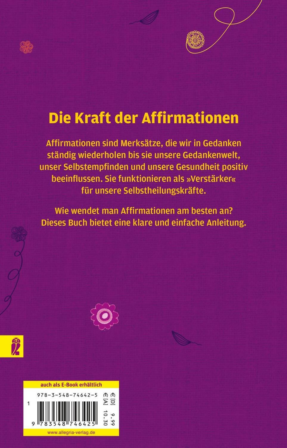 Rückseite: 9783548746425 | Finde Deine Lebenskraft | Wie Affirmationen unser Leben verändern