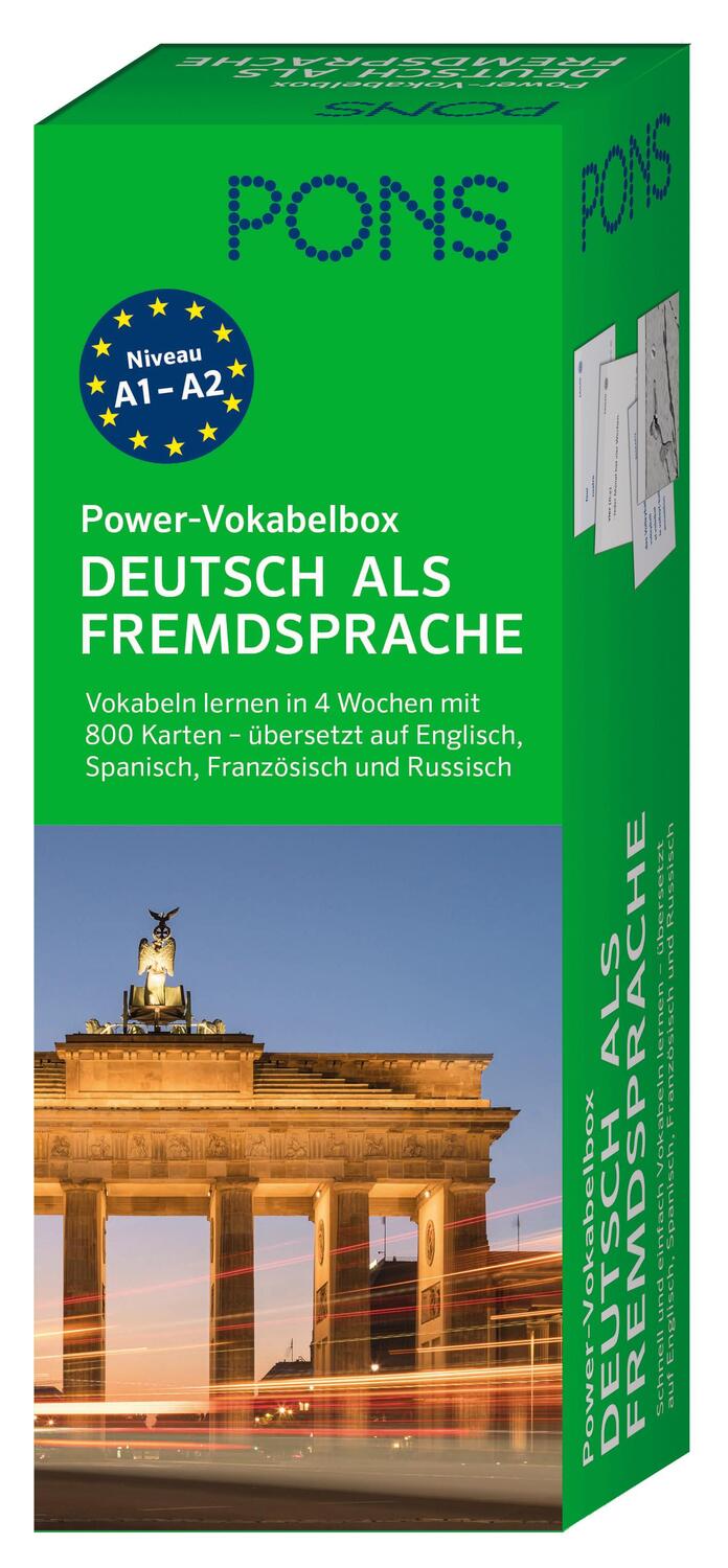 Cover: 9783125624764 | PONS Power-Vokabelbox Deutsch als Fremdsprache | Taschenbuch | Deutsch