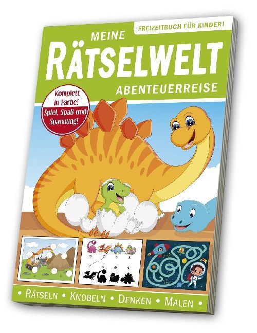 Cover: 4019393984282 | Meine Rätselwelt - Abenteuerreise | Freizeitbuch für Kinder! | 96 S.