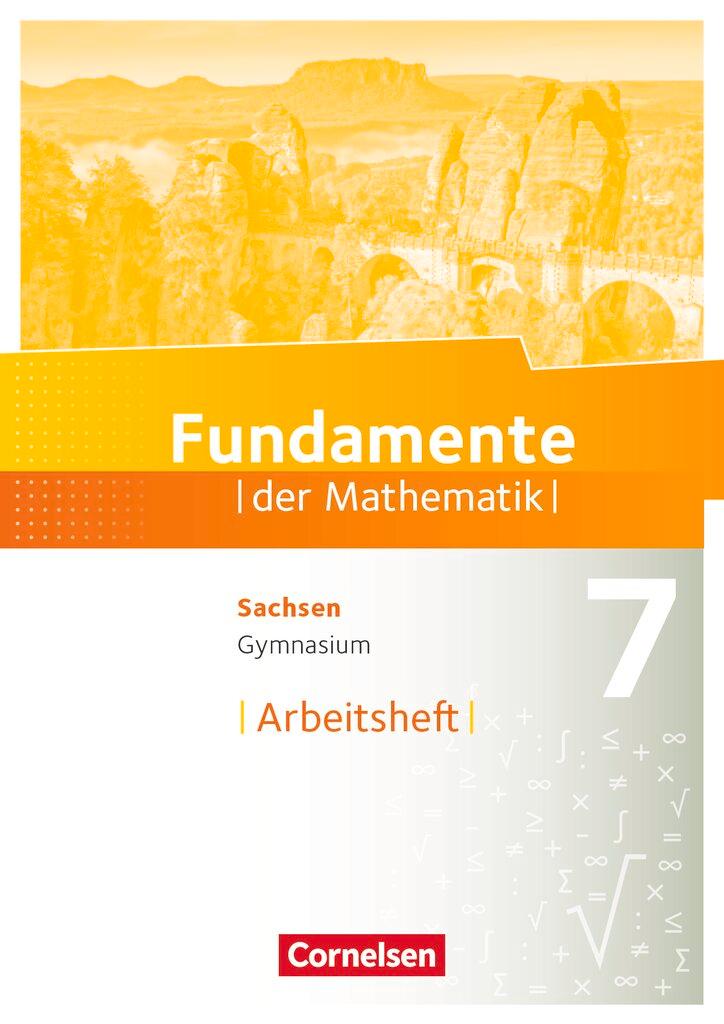 Cover: 9783060031313 | Fundamente der Mathematik 7. Schuljahr - Sachsen - Arbeitsheft mit...