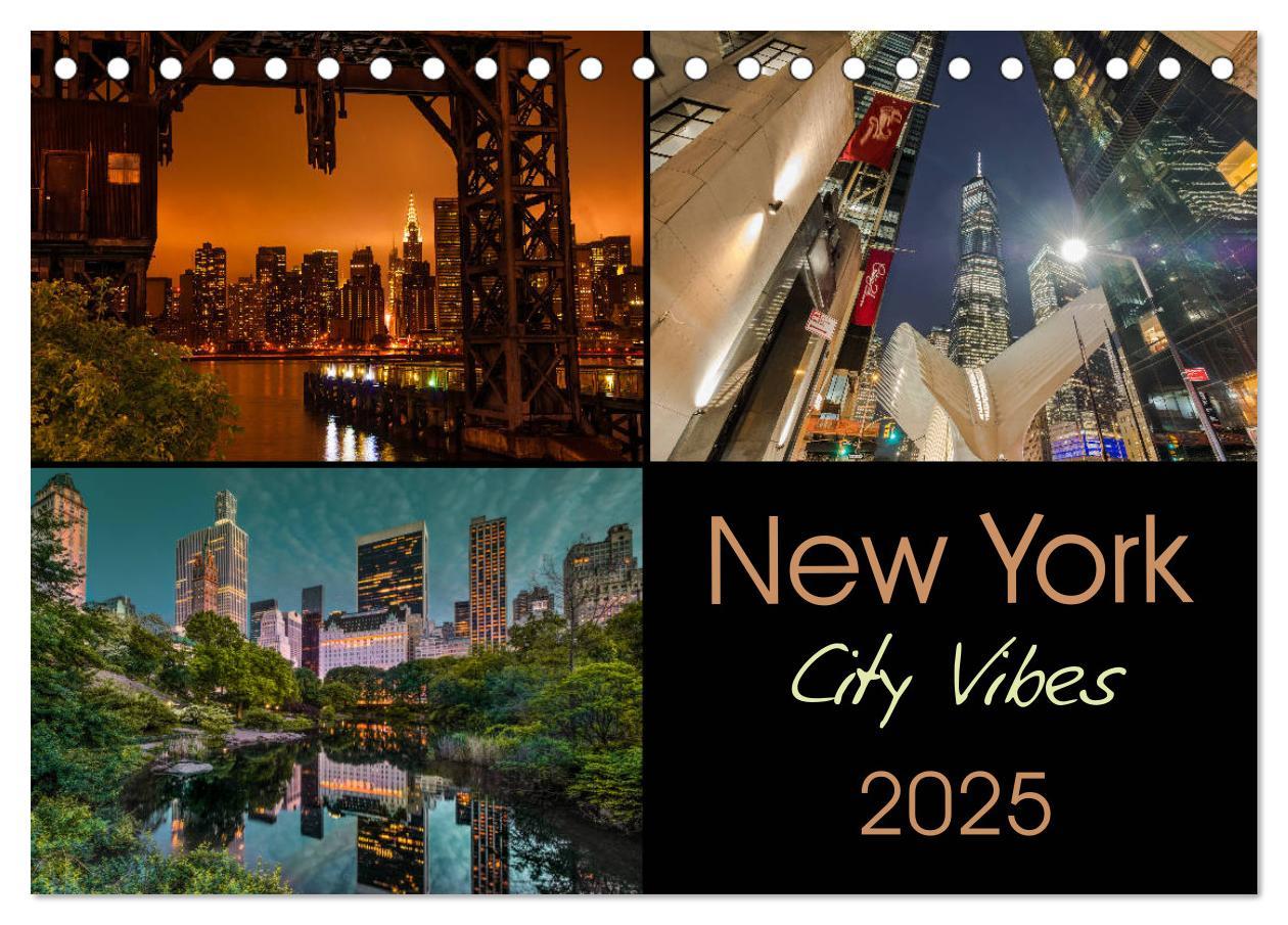 Cover: 9783435366941 | New York City Vibes (Tischkalender 2025 DIN A5 quer), CALVENDO...