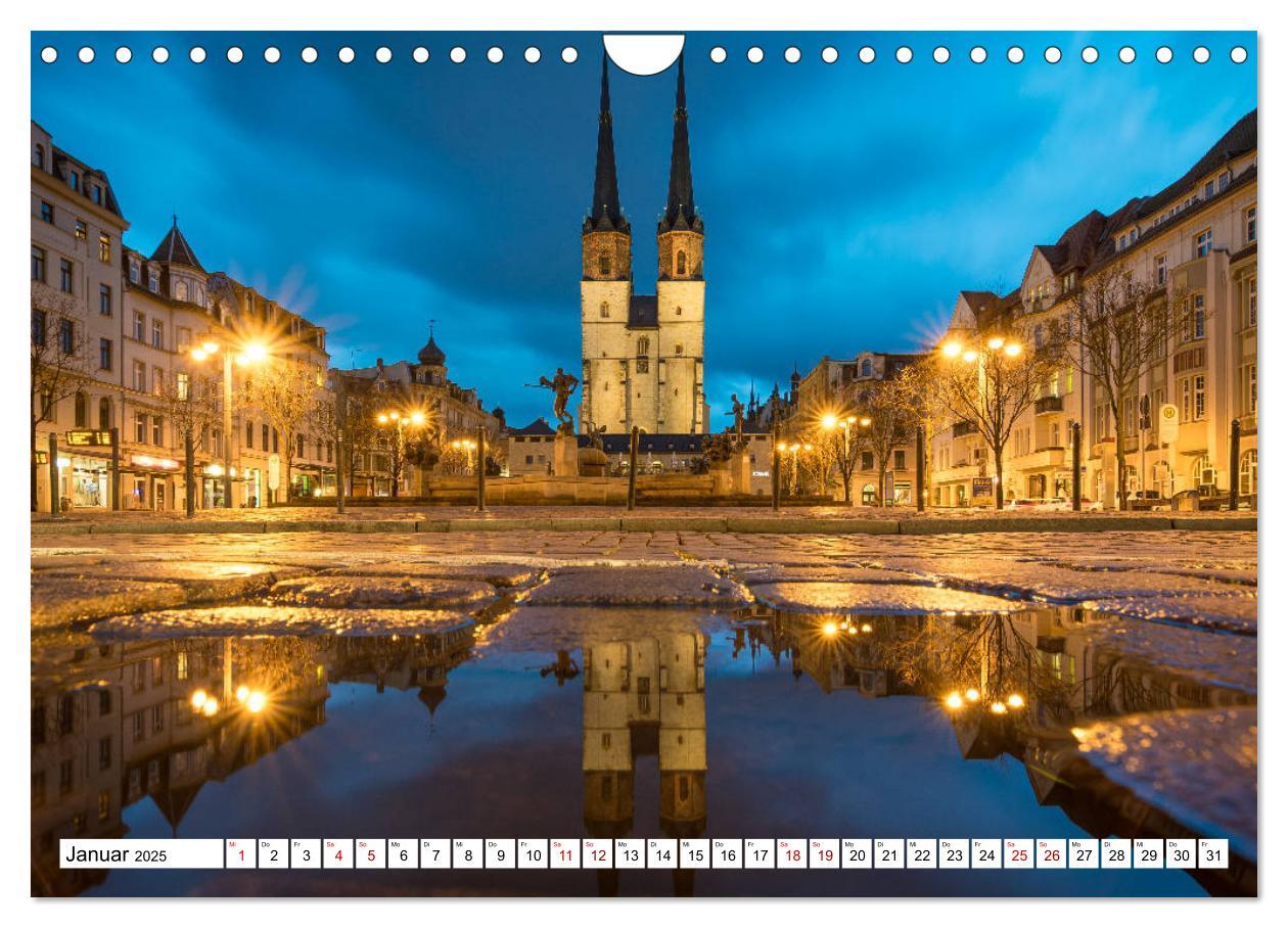 Bild: 9783435333295 | Halle-Saale - Meine Stadt im Spiegel (Wandkalender 2025 DIN A4...