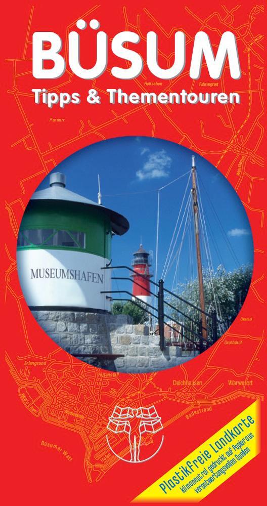 Cover: 9783926137524 | Büsum - Tipps &amp; Themenrouten 1:60 000 | Rolf Drewes | (Land-)Karte