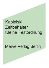 Cover: 9783883962702 | Zeitbehälter | Thomas Kapielski | Taschenbuch | 152 S. | Deutsch
