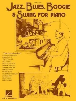 Cover: 9780793522040 | Jazz, Blues, Boogie & Swing for Piano | Hal Leonard Corp | Taschenbuch