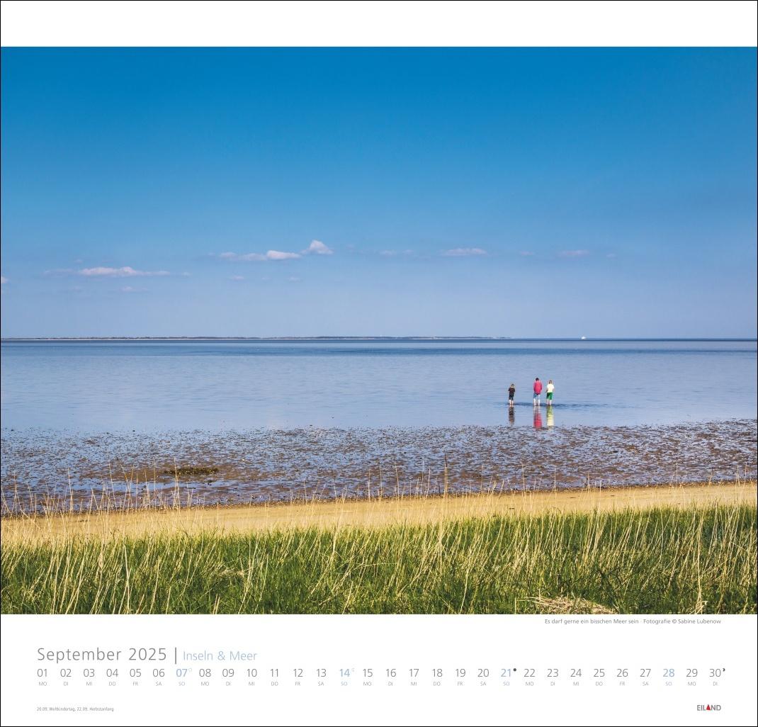 Bild: 9783964023247 | Inseln und Meer Edition Kalender 2025 | Eiland | Kalender | 13 S.