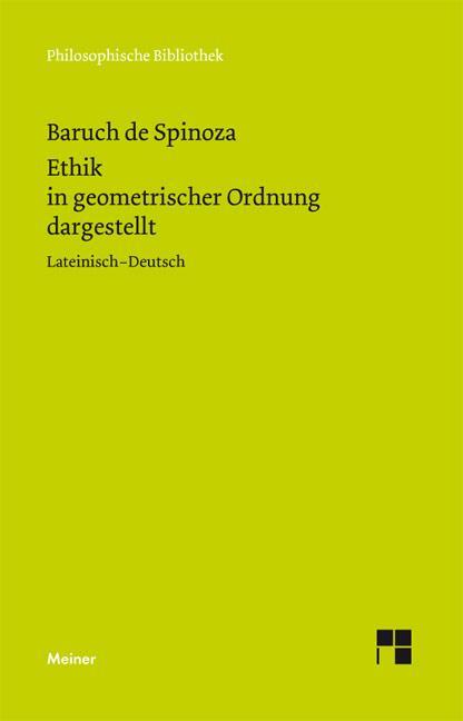 Cover: 9783787327959 | Ethik | Baruch de Spinoza | Taschenbuch | XXXV | Deutsch | 2015