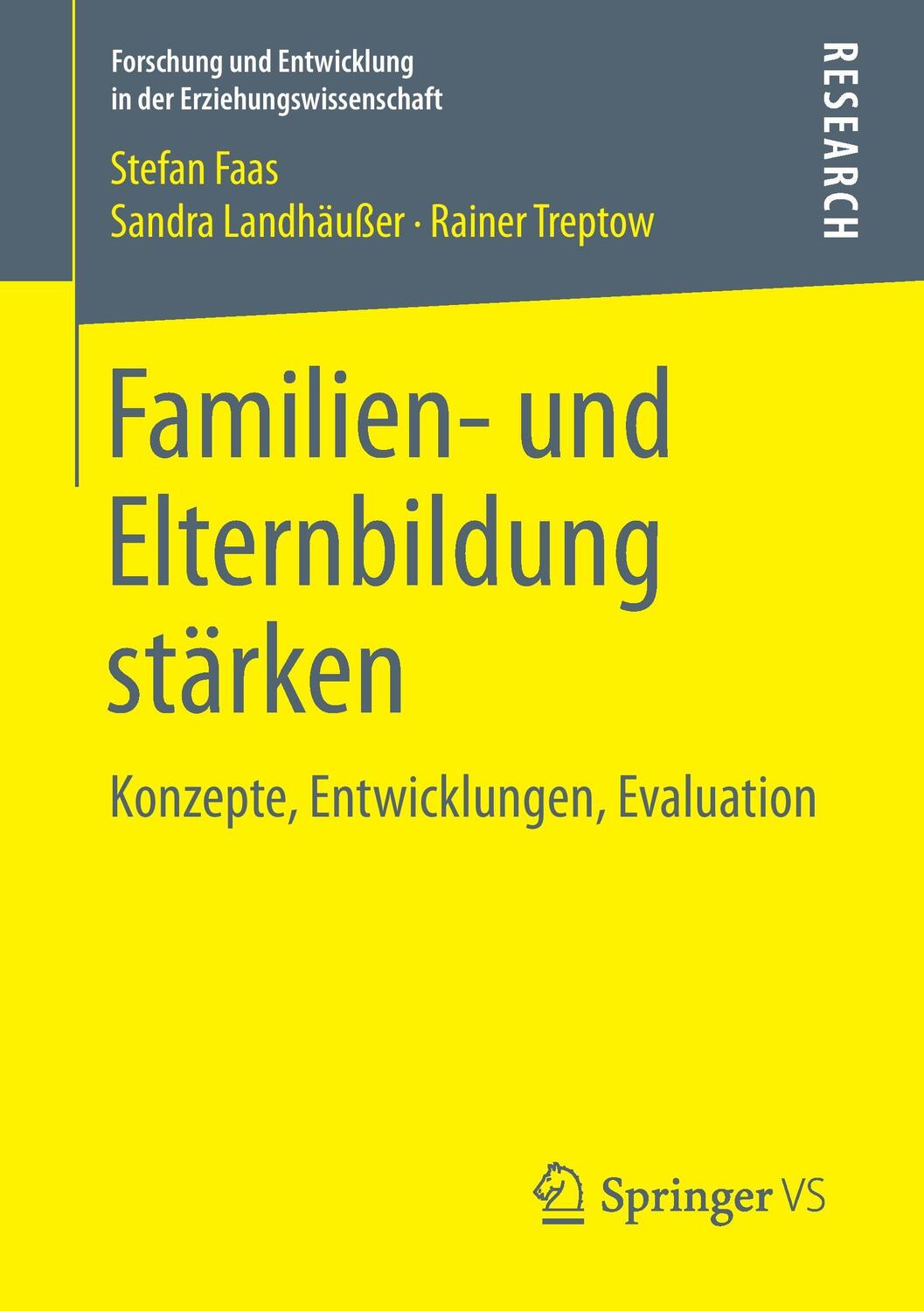 Cover: 9783658155063 | Familien- und Elternbildung stärken | Stefan Faas (u. a.) | Buch