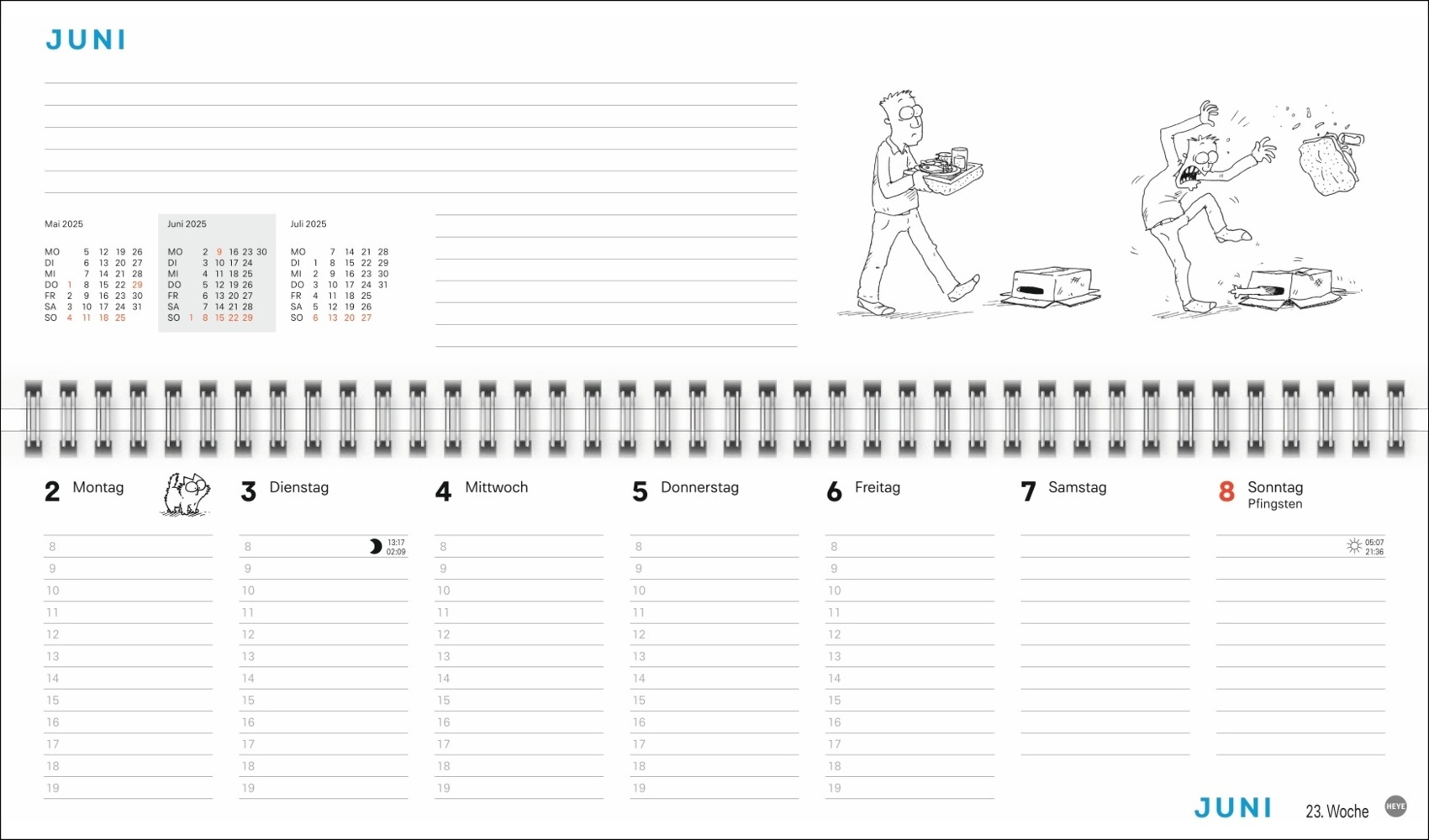 Bild: 9783756406524 | Simons Katze Büroplaner 2025 | Simon Tofield | Kalender | 112 S.