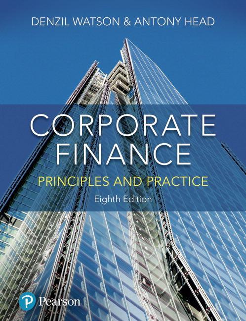 Cover: 9781292244310 | Corporate Finance | Principles and Practice | Antony Head (u. a.)