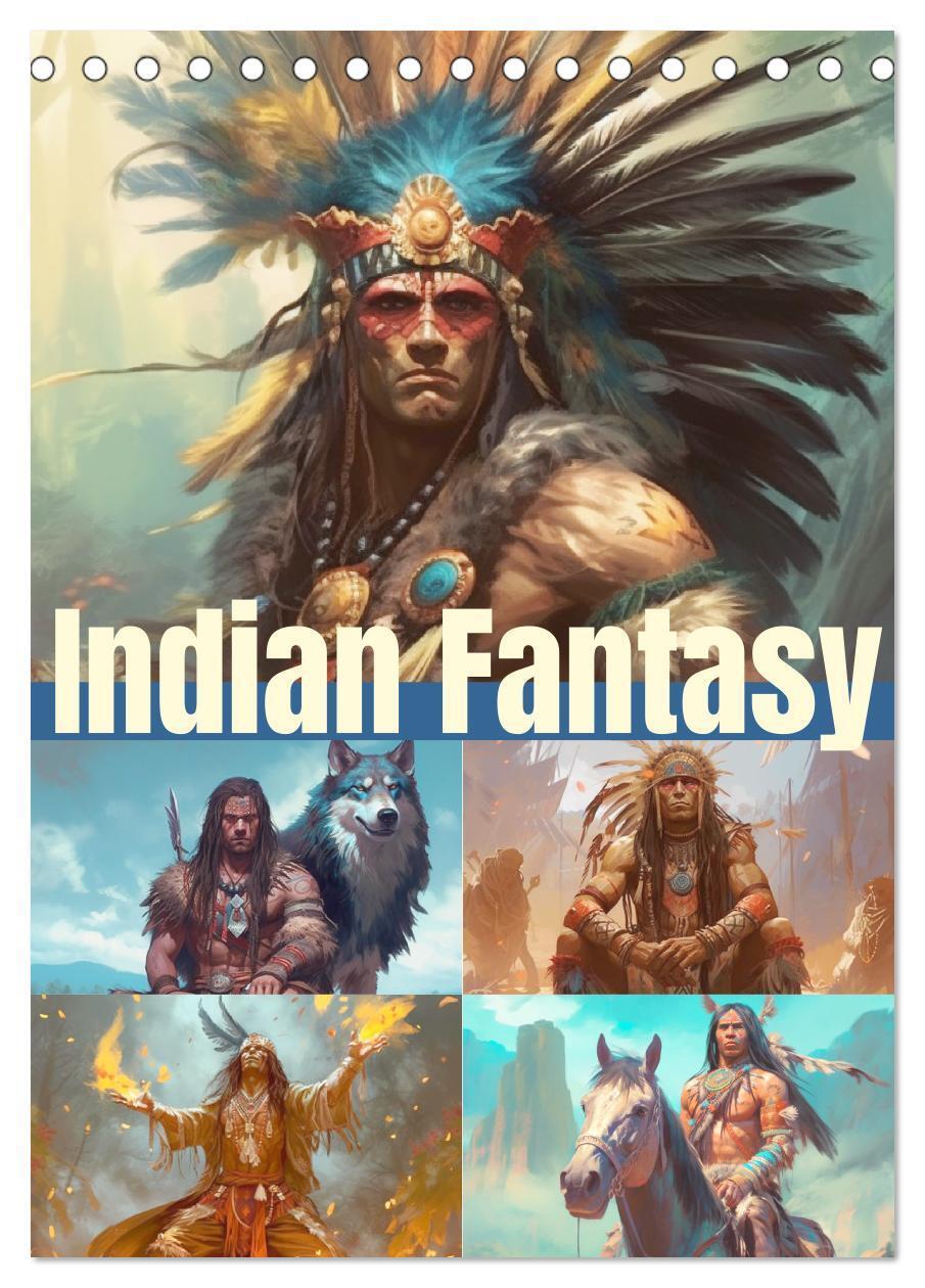 Cover: 9783383639258 | Indian Fantasy (Tischkalender 2024 DIN A5 hoch), CALVENDO...