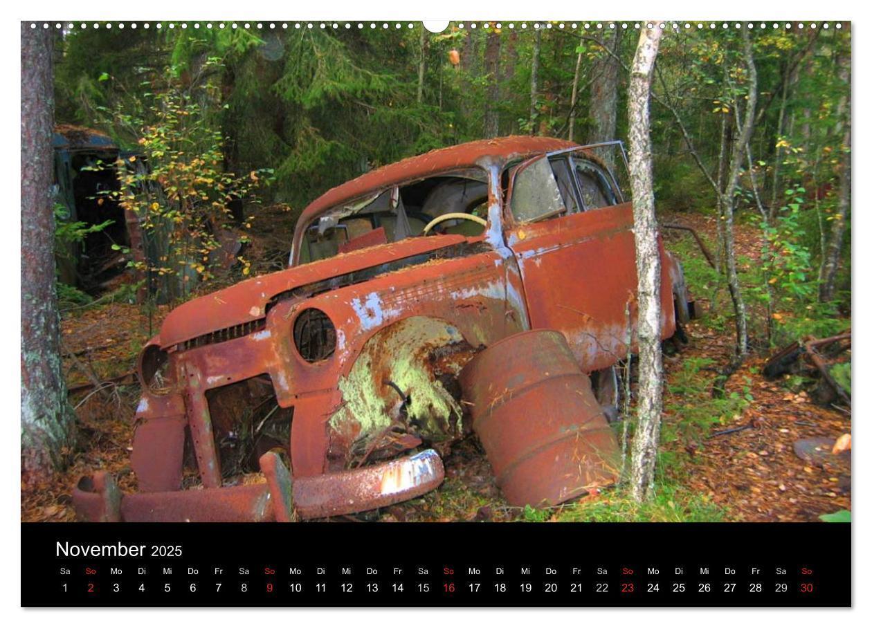 Bild: 9783435750801 | Schrottautos im Kyrkö Mosse (Wandkalender 2025 DIN A2 quer),...