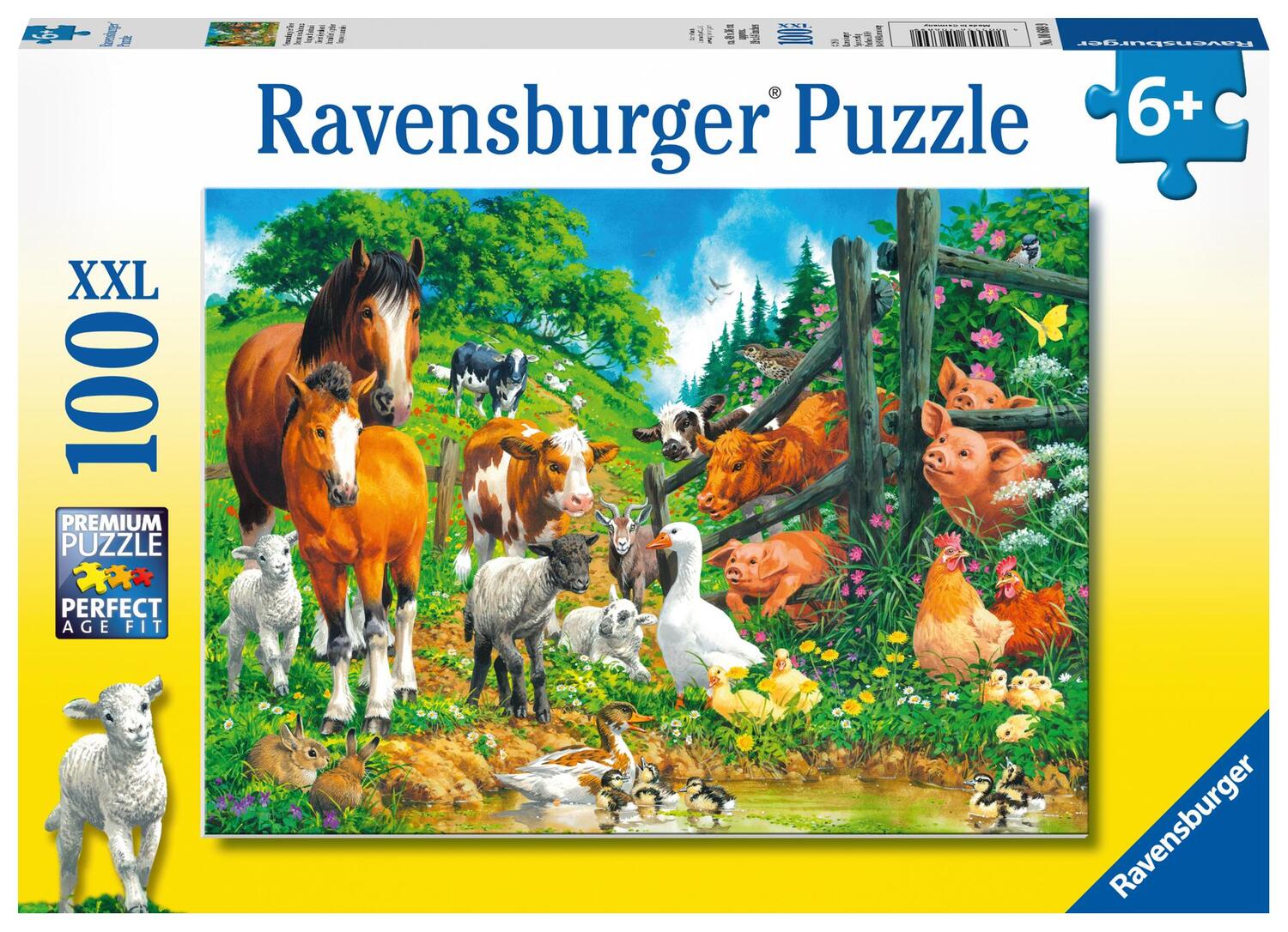 Cover: 4005556106899 | Versammlung der Tiere, Puzzle 100 Teile XXL | Spiel | Deutsch | 2018