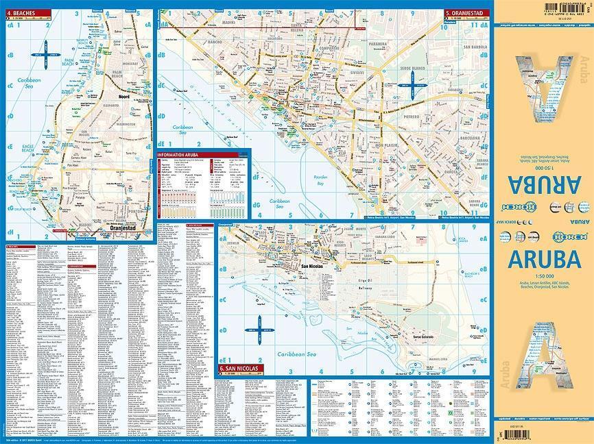 Bild: 9783866093423 | Aruba, Borch map | (Land-)Karte | Borch Maps | Laminierte Oberfläche