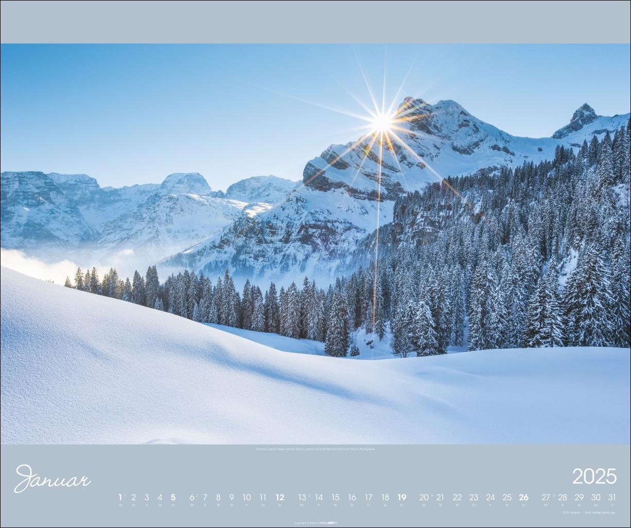 Bild: 9783839901113 | Alpen im Licht Kalender 2025 | Kalender | Spiralbindung | 14 S. | 2025