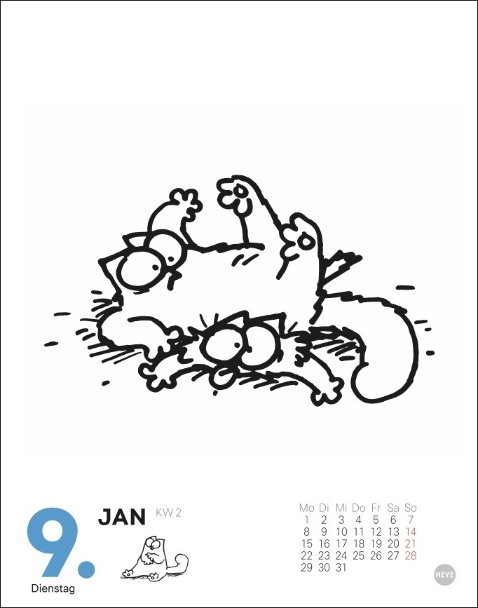 Bild: 9783756402656 | Simons Katze Tagesabreißkalender 2024. Abreiß-Kalender für alle...