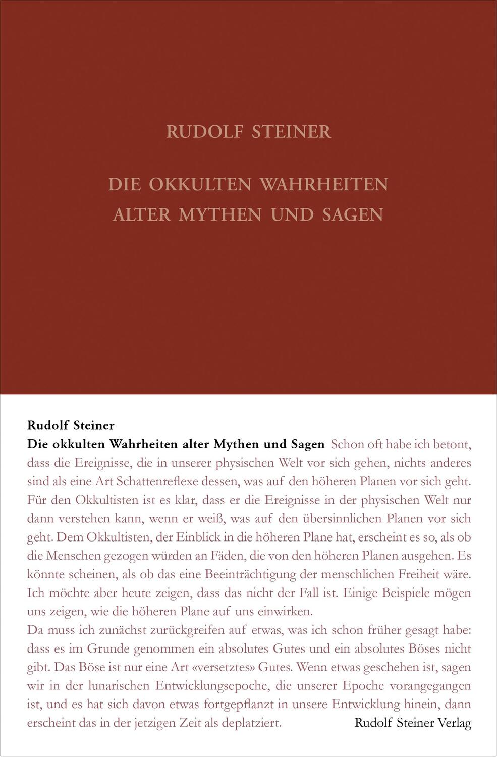 Cover: 9783727409219 | Die okkulten Wahrheiten alter Mythen und Sagen | Rudolf Steiner | Buch