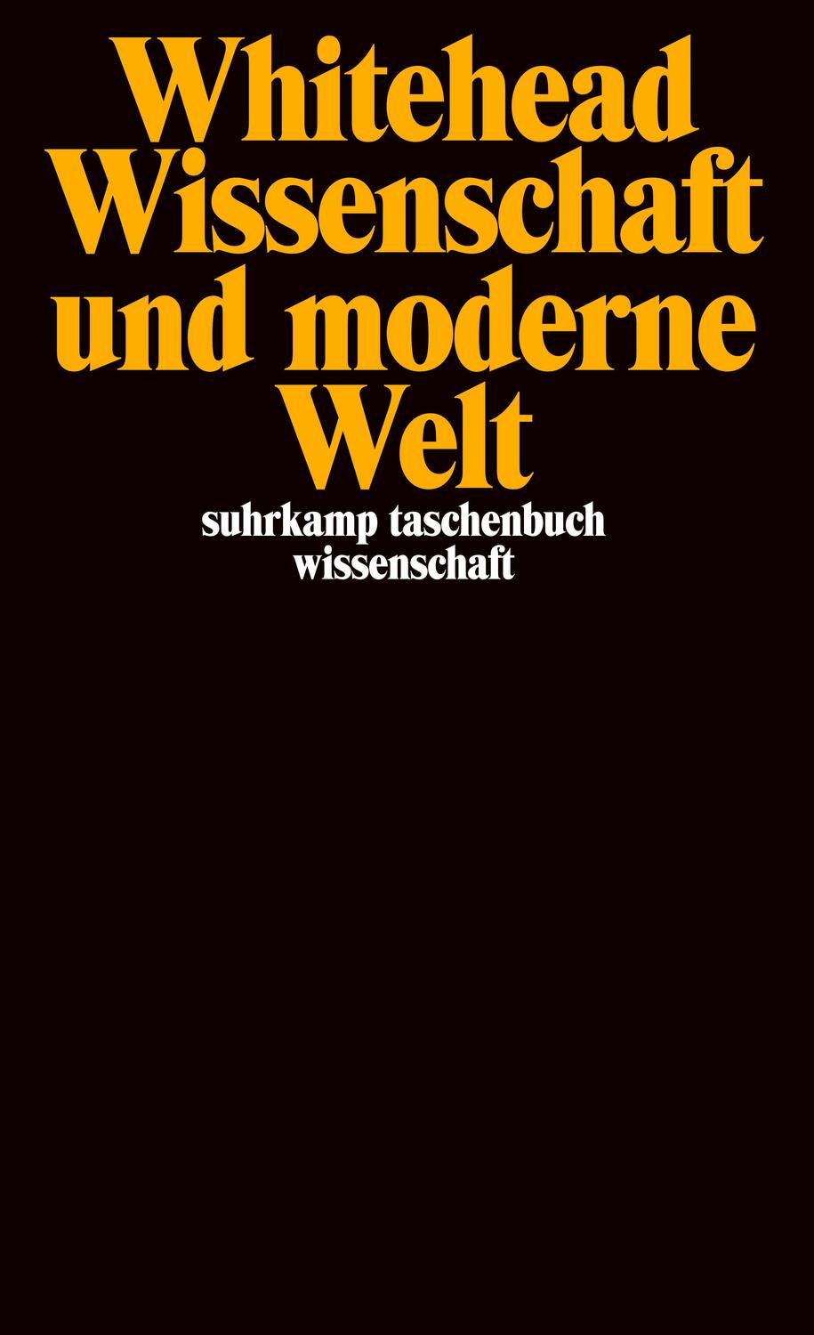 Cover: 9783518283530 | Wissenschaft und moderne Welt | Alfred North Whitehead | Taschenbuch