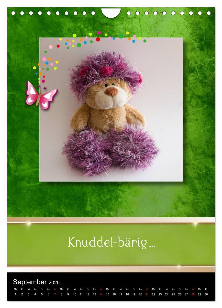 Bild: 9783457037058 | Teddys mit Sprüchen (Wandkalender 2025 DIN A4 hoch), CALVENDO...