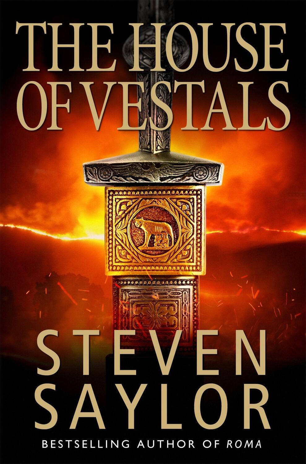 Cover: 9781845292492 | The House of the Vestals | Mysteries of Ancient Rome | Steven Saylor