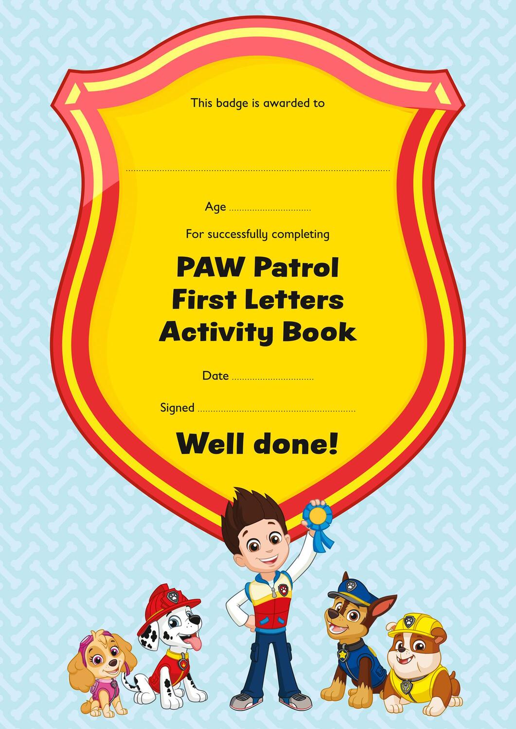 Bild: 9780008461492 | PAW Patrol First Letters Activity Book | Get Set for School! | Buch