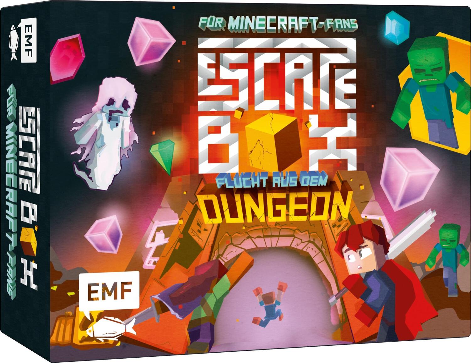 Cover: 4260478342866 | Die Escape-Box für Minecraft-Fans: Flucht aus dem Dungeon | Puysségur