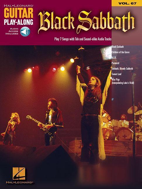 Cover: 9781423414094 | Black Sabbath Guitar Play-Along Volume 67 Book/Online Audio [With CD]