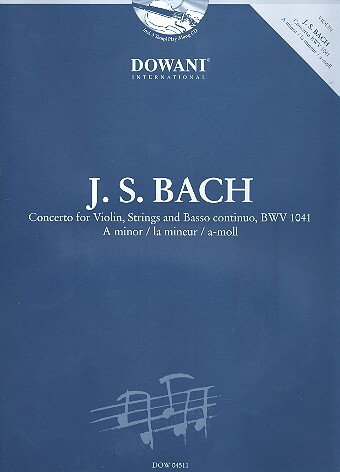 Cover: 9783905476835 | Concerto for Violin,Strings, Basso Cont. BWV 1041 | A Minor | Bach